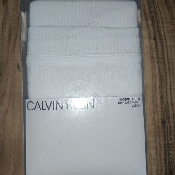 NWT Calvin Klein Home Modern Cotton Julian Standar - Picture 4 of 7
